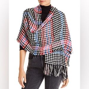 Echo Multicolored Houndstooth Scarf